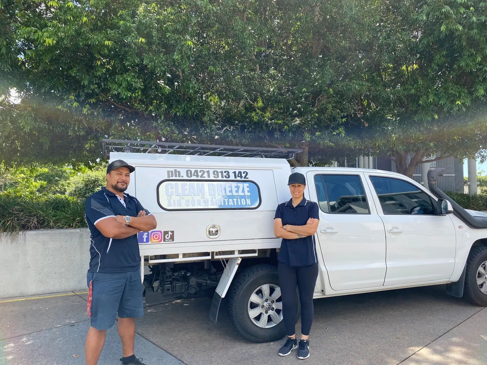 Clean Breeze Brisbane team